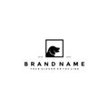 Dog logo icon design vector template Royalty Free Stock Photo