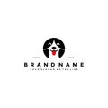 Dog logo icon design vector template Royalty Free Stock Photo