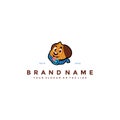 Dog logo icon design vector template Royalty Free Stock Photo