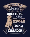 Dog lover design with Labrador vector. Royalty Free Stock Photo