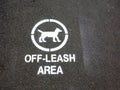 Dog Off Leash Area in Public Park Royalty Free Stock Photo