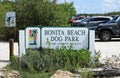 Dog Park Beach Entrance Sign