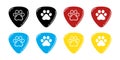 dog paw vector guitar pick footprint icon logo base ukulele cat kitten pet puppy doodle cartoon character illustration symbol