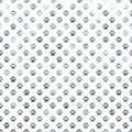 Dog Paw White Silver Metallic Foil Polka Dot Paws Background Royalty Free Stock Photo