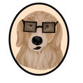 Dog portrait vector