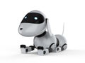 Dog robot crouch