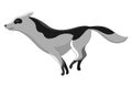 Dog running animation, creature movement. Doggy pose in movement. Character move for games, cartoon or video. Flat