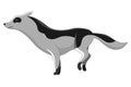 Dog running animation, creature movement. Doggy pose in movement. Character move for games, cartoon or video. Flat