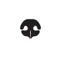 Dog`s nose icon. Logo element for pet shop, vet Royalty Free Stock Photo