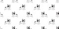 Dog seamless pattern vector french bulldog running cartoon scarf isolated repeat background tile wallpaper illustration design Royalty Free Stock Photo