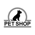 Dog Logo of Animal Pet shope