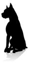 Dog Silhouette Pet Animal