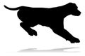 Dog Silhouette Pet Animal Royalty Free Stock Photo