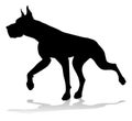 Dog Silhouette Pet Animal Royalty Free Stock Photo