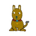 Dog style 8 bit and pixel