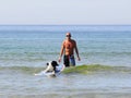 Dog surf