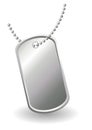 Dog tag Royalty Free Stock Photo