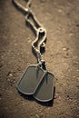 Dog tags background Royalty Free Stock Photo