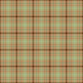 Dog tooth seamless texture background, open check pattern vector. Rustic fabric textile plaid tartan in orange and pastel colors Royalty Free Stock Photo