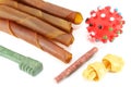 Dog Toys and Treats Royalty Free Stock Photo