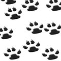 Dog tracks Royalty Free Stock Photo