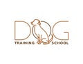 Dog training center icon