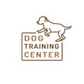 Dog training center icon