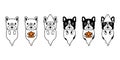 Dog vector french bulldog Halloween pumpkin spooky icon puppy cartoon character ghost pet logo symbol doodle illustration design