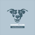 Dog, vector logo. The kennel club. The Jack Russell Terrier.