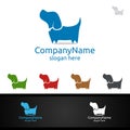 Dog Logo for Pet Shop, Veterinary, or Dog Lover Concept