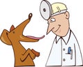 Dog and vet