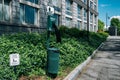 Dog waste station on Roosevelt Island