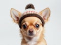 A dog wearing hat. Generative AI