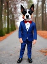 Dog wedding suit