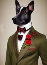 Dog wedding suit