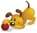 DogBall Royalty Free Stock Photo