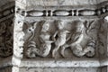 Doge ducal palace venice capital of column wayside sculpture detail