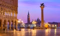 San Marco square at sunrise. Venice, Italy