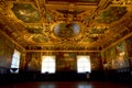 Interior The Doge`s Apartments in the Doge Palace Venice Italy Royalty Free Stock Photo