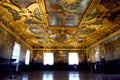 Interior The Doge`s Apartments in the Doge Palace Venice Italy Royalty Free Stock Photo