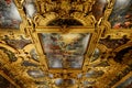 Interior The Doge`s Apartments in the Doge Palace Venice Italy Royalty Free Stock Photo