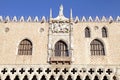 The Doge's Palace (Italian Palazzo Ducale), Venice, Italy. Royalty Free Stock Photo