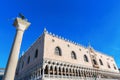 Doge`s Palace and Lion of Venice Column