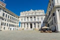 Doge`s Palace Palazzo Ducale classic style building on Piazza Giacomo Matteotti square Royalty Free Stock Photo