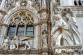 Doge`s Palace or Palazzo Ducale, Venice, Italy. It is a famous landmark of Venice Royalty Free Stock Photo