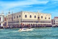 Doge`s Palace or Palazzo Ducale, Venice, Italy. It is old famous landmark of Venice