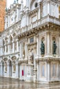 Doge`s Palace or Palazzo Ducale, Venice, Italy. It is one of the top landmarks of Venice Royalty Free Stock Photo