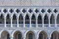 Doge`s palace in St Mark`s Square in Venice, Italy Royalty Free Stock Photo