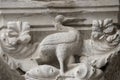 Doge`s Palace in Venice, architectural detail capital.