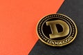 Dogecoin DOGE cryptocurrency means of payment in the financial sector